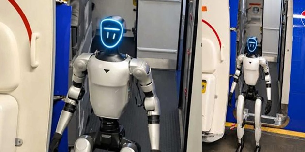 Robot Yüzünden Uçak Gecikince Yolcular Tepki Gösterdi